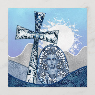 Religious Easter Bunch Invitations