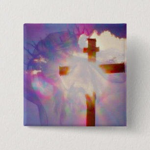 Religious Easter Button
