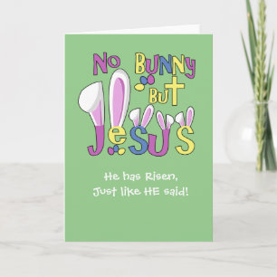 Religious Easter Cards - Kids Easter Bunny