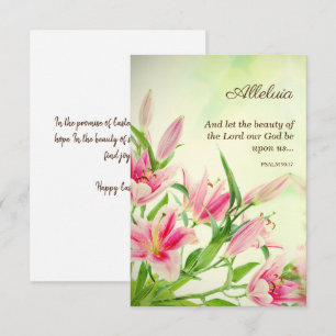 Religious Easter Cards - Sentiments Alleluia