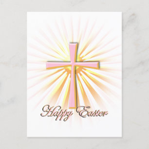 Religious Easter Holiday Postcard