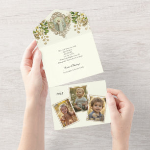 Religious Easter Photo Resurrection Prayer All In One Invitation