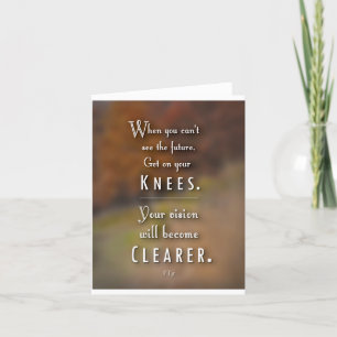 Religious Encouragement Card