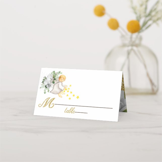 Religious Events & Celebrations Gender Neutral Place Card (Front)