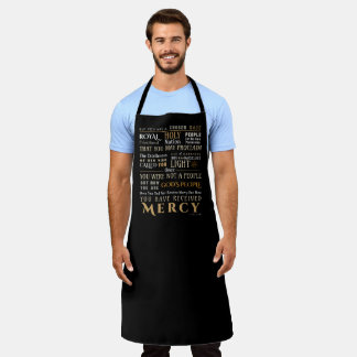 Religious Faith Peter 2:9-10 Apron