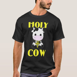 Religious Farmer Holy Cow Cattle Rancher T-Shirt