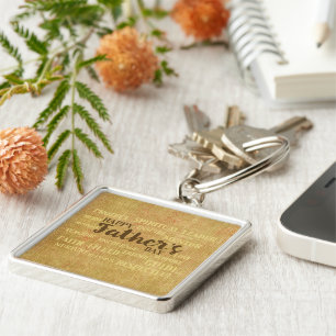 Religious Father’s Day, Qualities of Father Key Ring