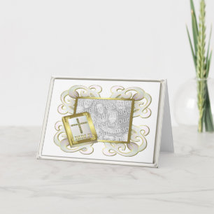 Religious Frame White Card