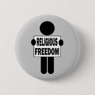 Religious Freedom 6 Cm Round Badge