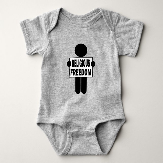 Religious Freedom Baby Bodysuit (Front)