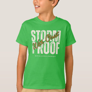 Religious God Holy Spirit Bible Verse Green T-Shirt