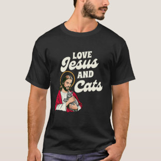 Religious God Lovers Cat Mama Cat Owner T-Shirt