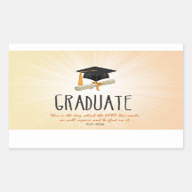 Religious Graduation Gold Starburst with Black Cap