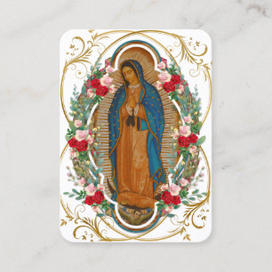 Religious Guadalupe Purgatory Prayers Holy Card