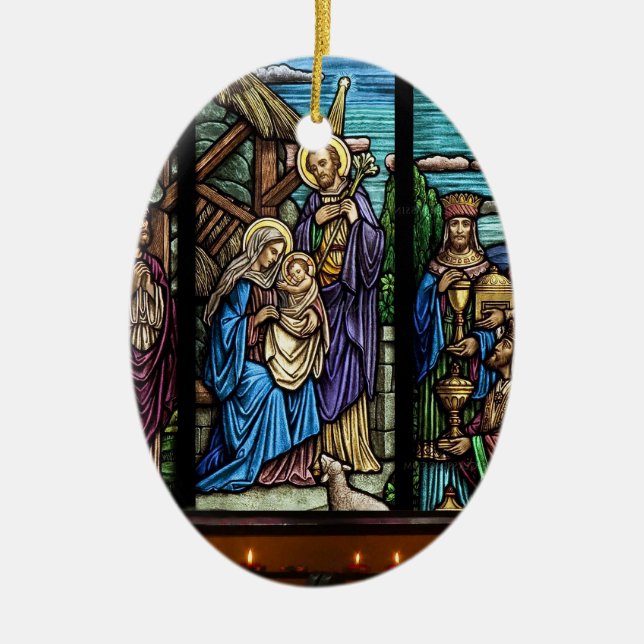 Religious image for  Oval Ornament (Front)