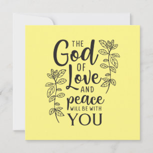 Religious inspiration word art card