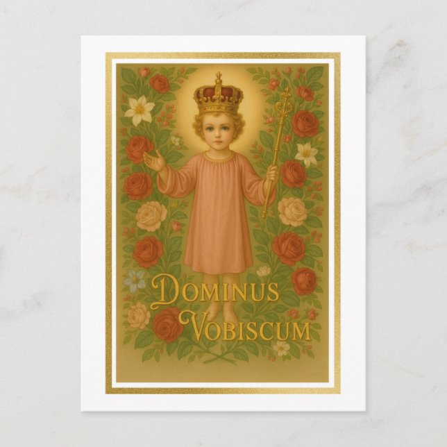 Religious Jesus Christ the King Catholic  Postcard (Front)