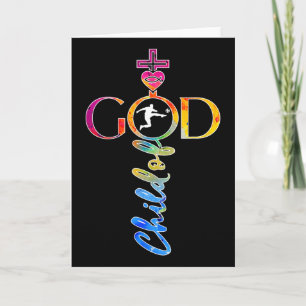 Religious Jesus Soccer Child Of God Soccer _1 Card