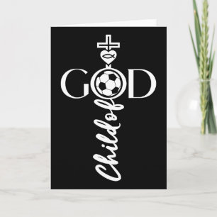 Religious Jesus Soccer Child Of God Soccer Card