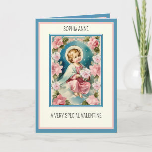 Religious Jesus Valentine for Boy or Girl Holiday Card