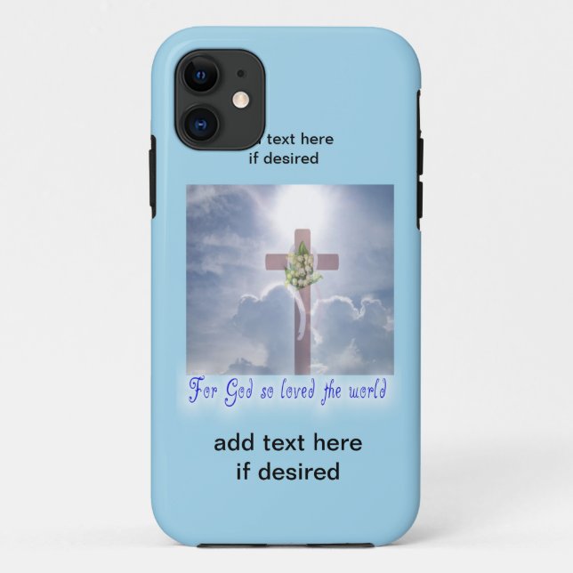 Religious John Three Sixteen Case-Mate iPhone Case (Back)