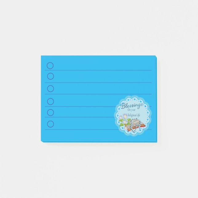 Religious life Blessing  Post-it Notes (Front)