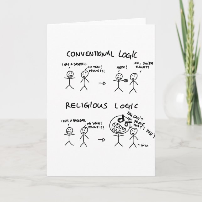 Religious Logic Card (Front)