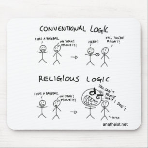 Religious Logic Mouse Pad