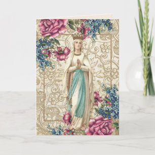 Religious Mothers Day Blessed Virgin Mary Card