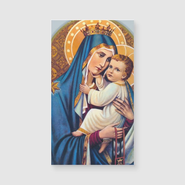 Religious Mount Carmel Virgin Mary Jesus Scapular (Front)