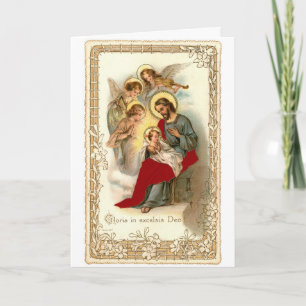 Religious Nativity Christmas Card