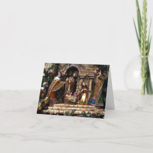 Religious Nativity Scene Christmas Holiday Card