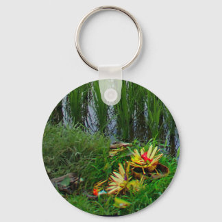 Religious Offering, Ubud Bali Key Ring