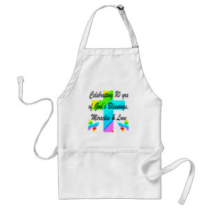 RELIGIOUS PERSONALIZED 80TH BIRTHDAY DESIGN STANDARD APRON