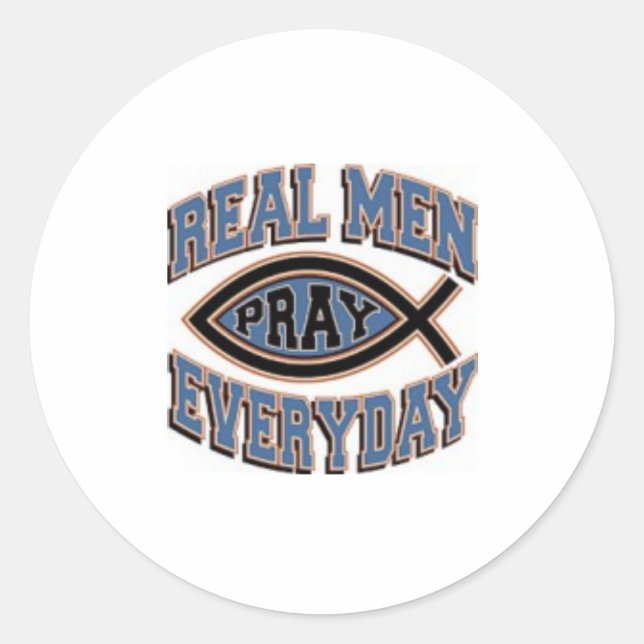 Religious Promotions Classic Round Sticker (Front)