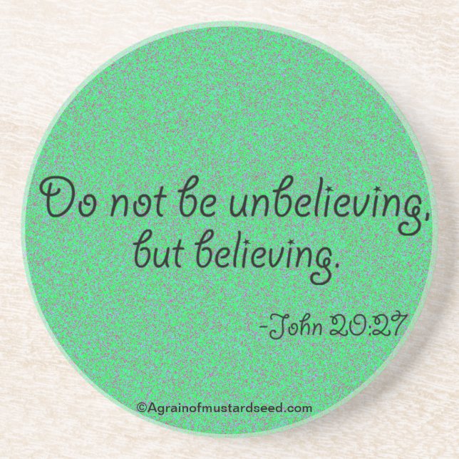 Religious Quotes Coaster (Front)