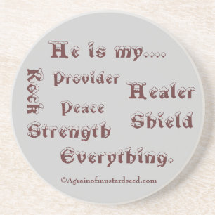 Religious Quotes Inspirational Coaster
