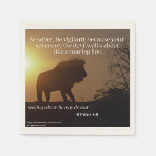 Religious Quotes Napkin