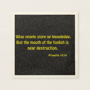 Religious Quotes Napkin