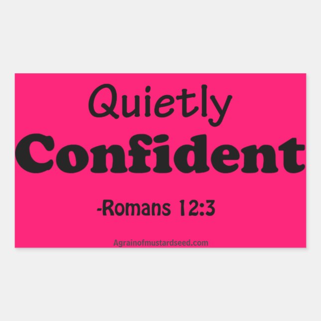 Religious Quotes Rectangular Sticker (Front)