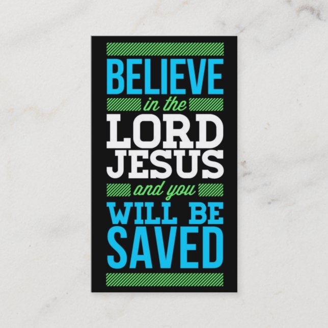 Religious Religion Christian Pastor Christianity Business Card (Front)