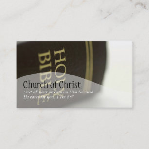 Religious Religion Christian Pastor Christianity Business Card