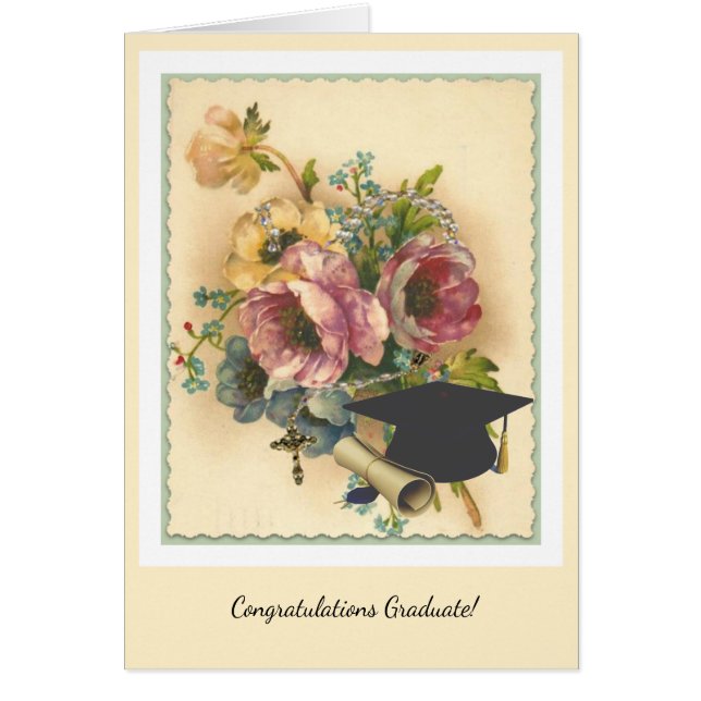 Religious Rosary Graduation Commencement (Front)