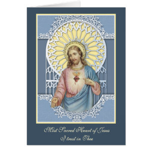 Religious Sacred Heart Jesus Scripture Prayer