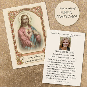 Religious Sacred Heart of Jesus Funeral Prayer