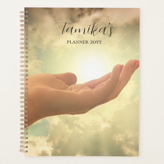 Religious Spiritual Theme Personalised Planner (Front)
