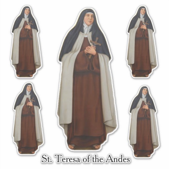 Religious St. Teresa of the Andes Carmelite Nun (Front)