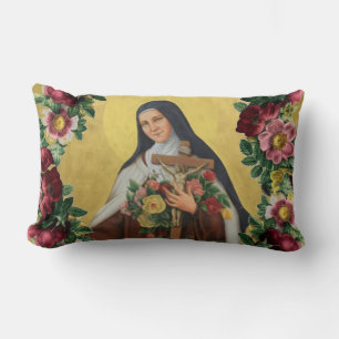 Religious St. Therese Carmelite Nun Quote Lumbar Cushion