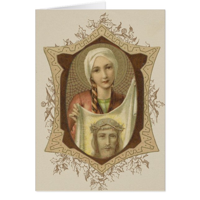 Religious St. Veronica Veil of Jesus (Front)