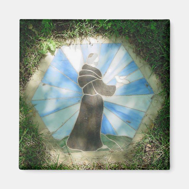 Religious Stepping Stone Magnet (Front)